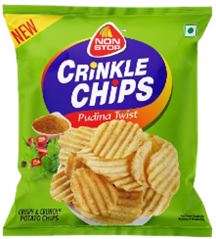 Crinkle Chips Pudina Twist