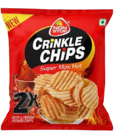 Crinkle Chips- Super Max Hot
