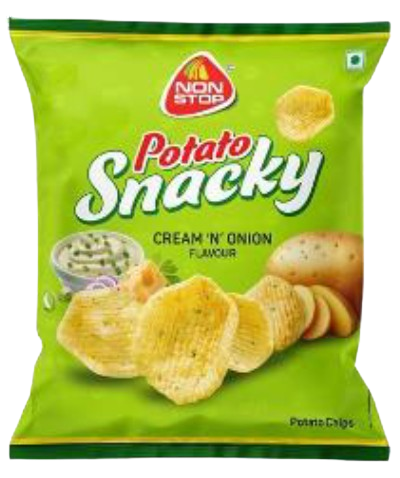 Pop Snacky- Cream 'N' Onion Flavour
