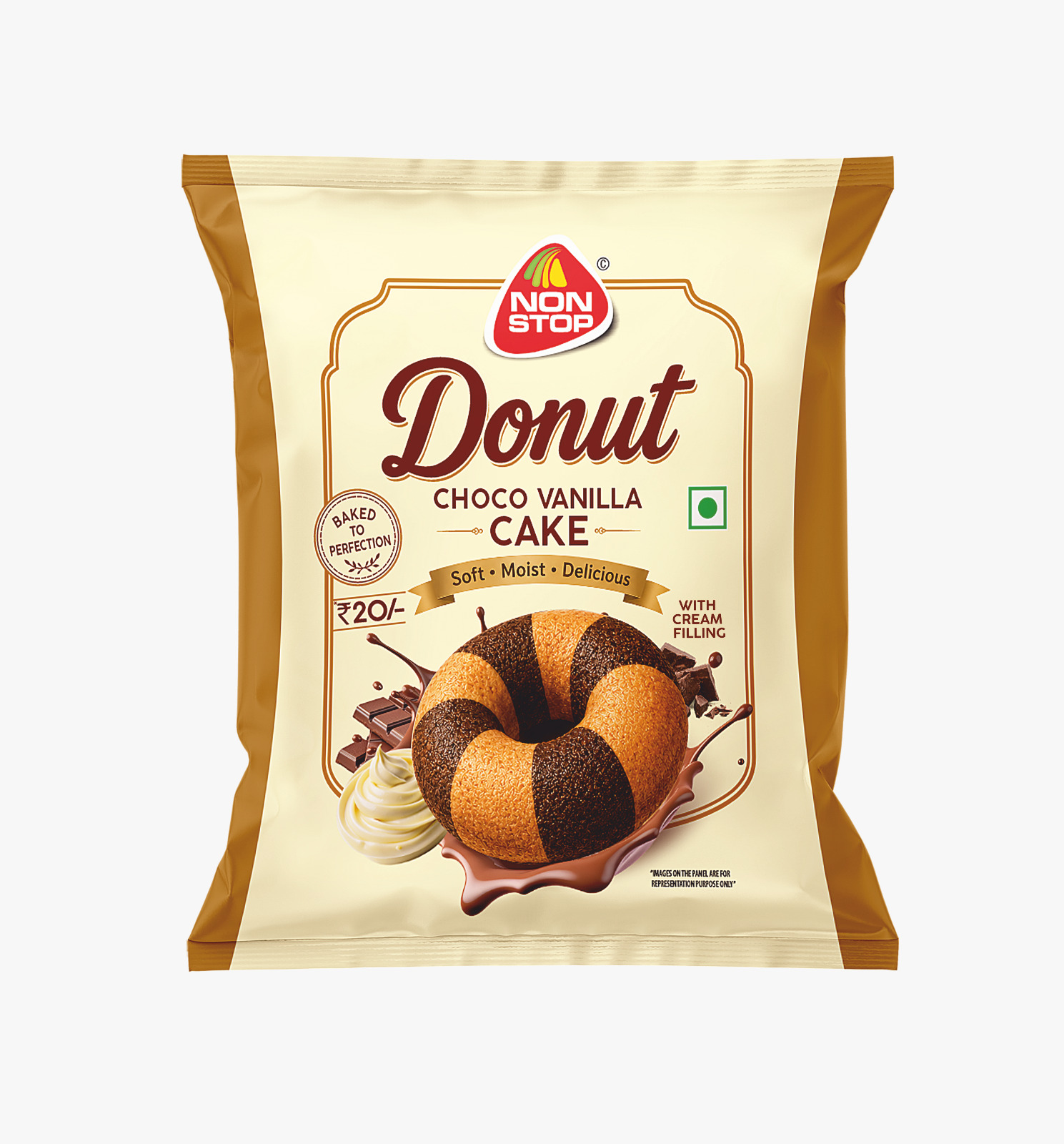 Donut Choco Vanilla Cake